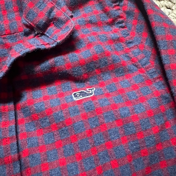 EUC Kids Vineyard Vines button up flannel shirt in size 6 - Picture 4 of 4